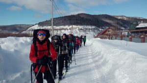 Юные лыжники вернулись из похода по Самарской области