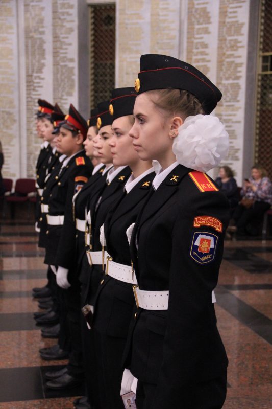 Воспитанники Школы № 2109 приняли клятву кадета